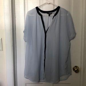 Banana Republic Factory Light Blue Blouse
